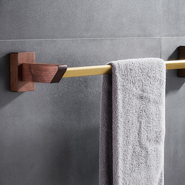 Lisslune | Traditional Bathroom Accessory Set Bathroom Shelf Paper Holder Gold Bathroom Set