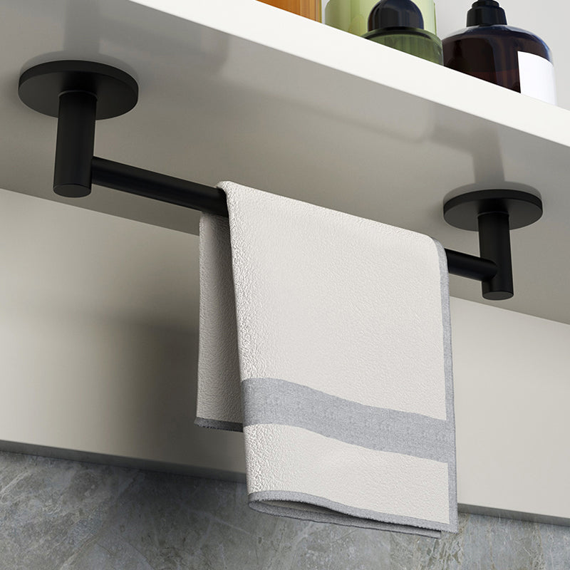 Lisslune | Aluminium Bathroom Hardware Set Black Bathroom Accessories Kit Towel Holder