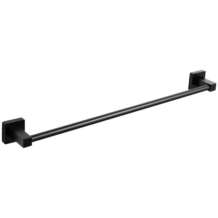 Lisslune | Aluminium Bathroom Hardware Set Black Bathroom Accessories Kit Towel Holder