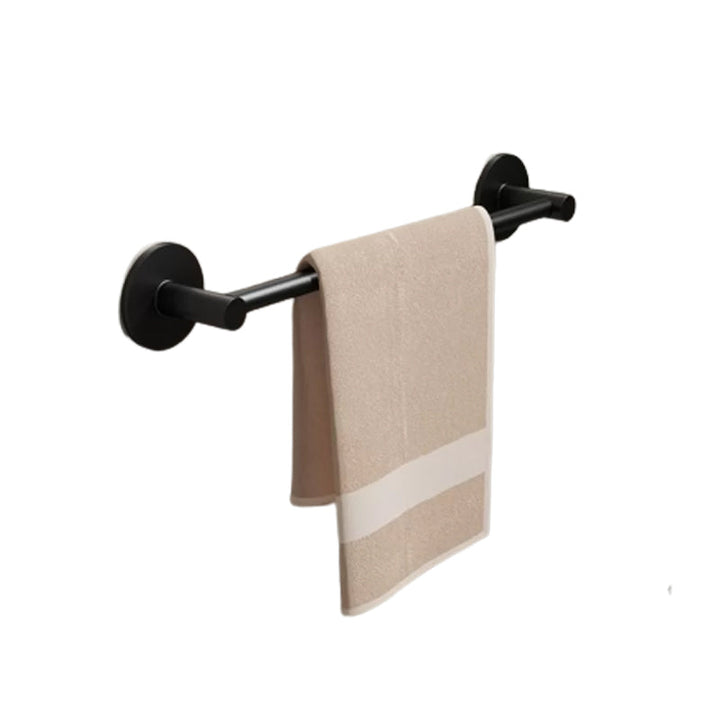 Lisslune | Aluminium Bathroom Hardware Set Black Bathroom Accessories Kit Towel Holder