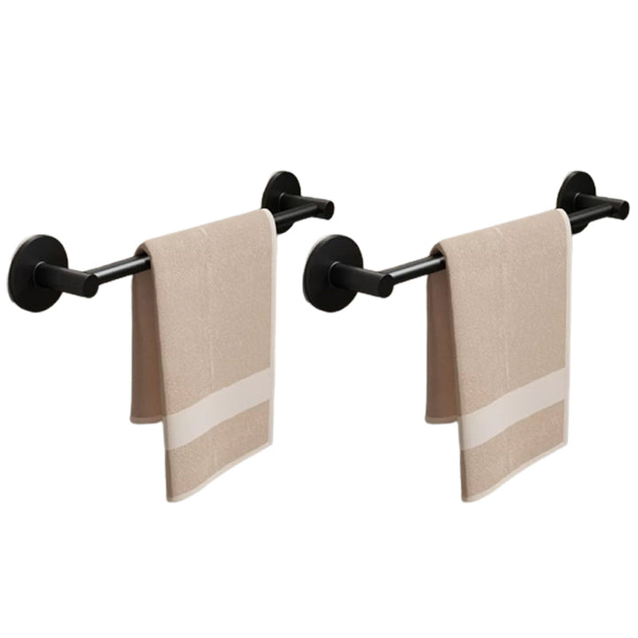 Lisslune | Aluminium Bathroom Hardware Set Black Bathroom Accessories Kit Towel Holder
