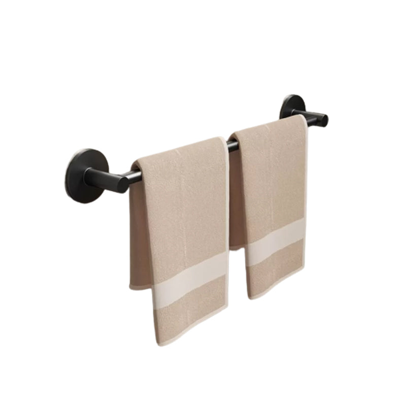 Lisslune | Aluminium Bathroom Hardware Set Black Bathroom Accessories Kit Towel Holder