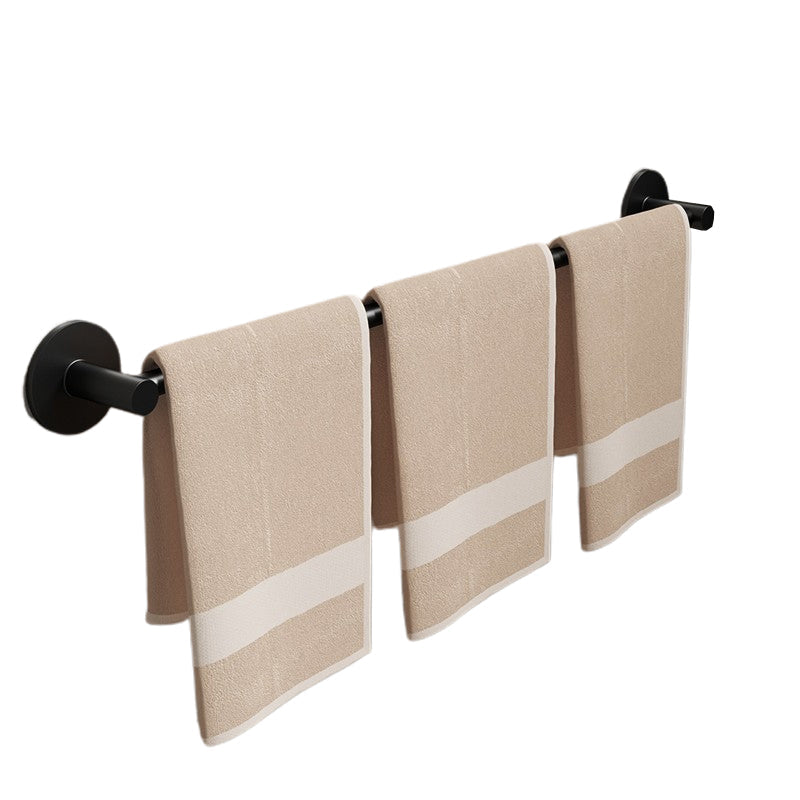 Lisslune | Aluminium Bathroom Hardware Set Black Bathroom Accessories Kit Towel Holder