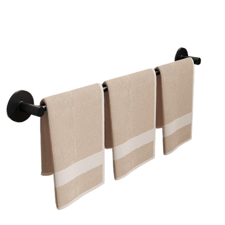 Lisslune | Aluminium Bathroom Hardware Set Black Bathroom Accessories Kit Towel Holder