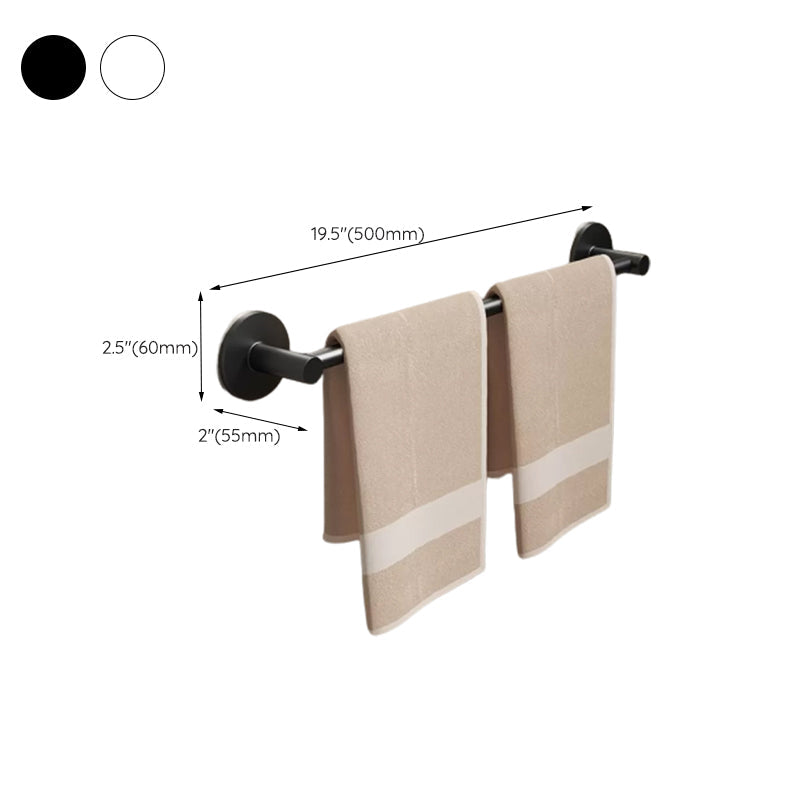 Lisslune | Aluminium Bathroom Hardware Set Black Bathroom Accessories Kit Towel Holder