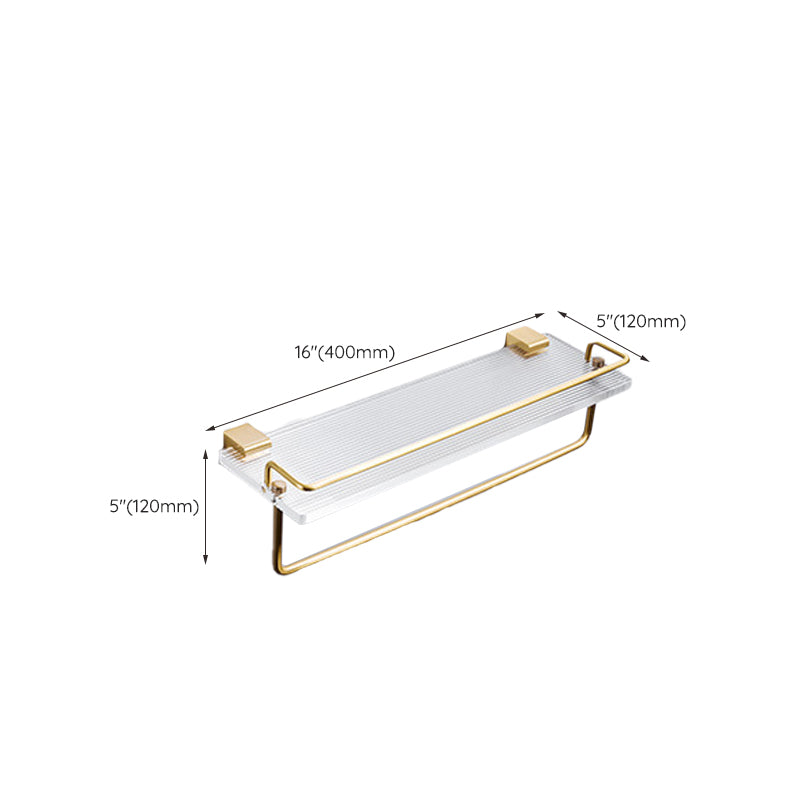 Lisslune | Modern Bathroom Hardware Towel Bar Bath Shelf Bathroom Accessories Set