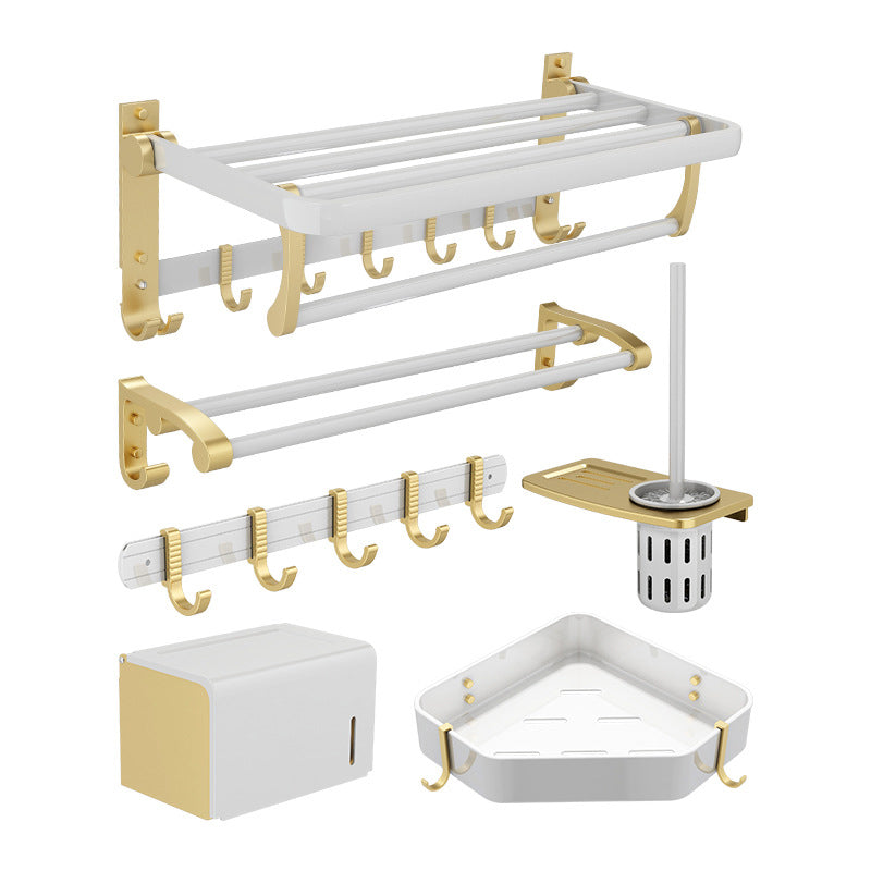 Lisslune | Modern Bathroom Accessories Set Bathroom Shelf Towel Holder Bathroom Accessories Hardware Set