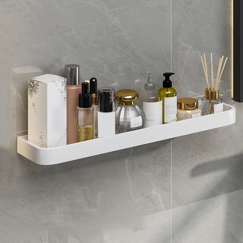 Lisslune | Contemporary Bathroom Accessory Set Metal Bathroom Shelf in White