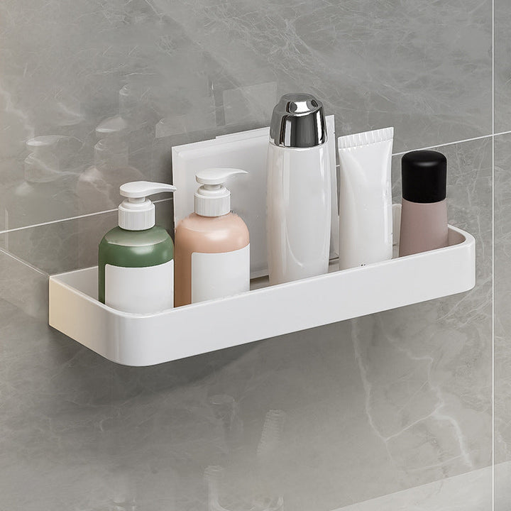 Lisslune | Contemporary Bathroom Accessory Set Metal Bathroom Shelf in White