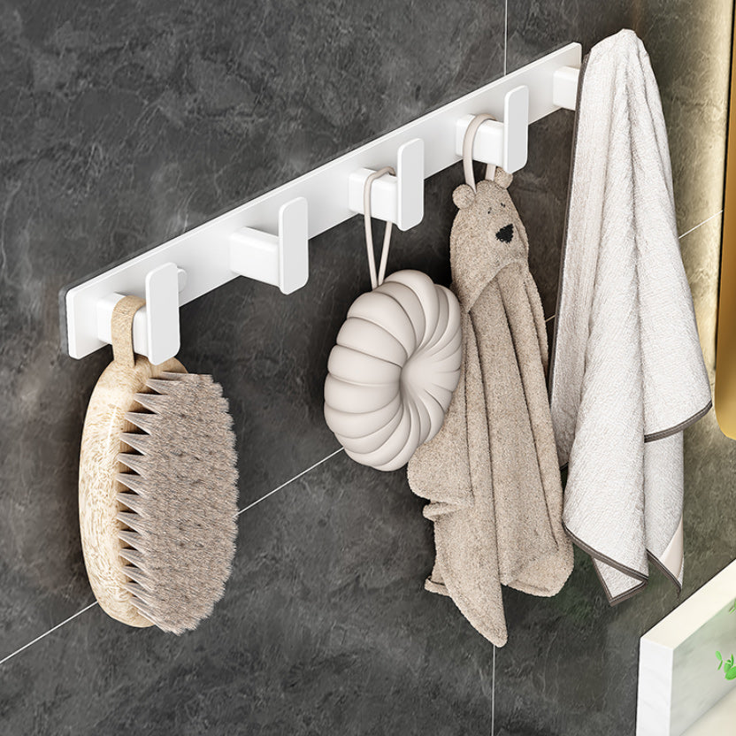 Lisslune | Modern white bathroom hardware set towel holder bath shelf bathroom hardware set