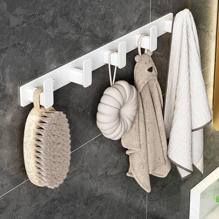 Lisslune | Modern white bathroom hardware set towel holder bath shelf bathroom hardware set