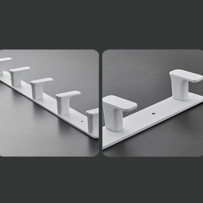 Lisslune | Modern white bathroom hardware set towel holder bath shelf bathroom hardware set
