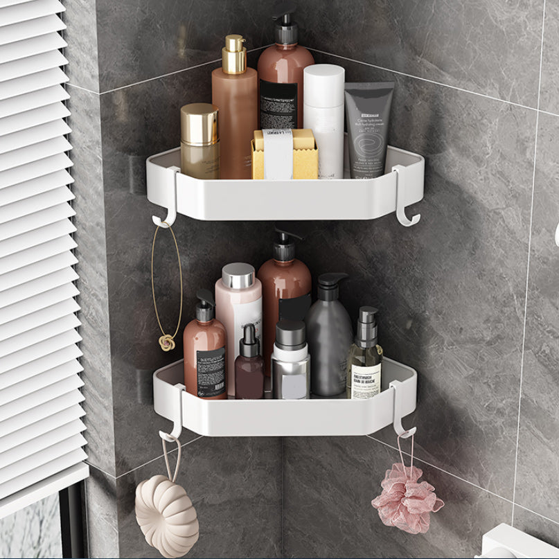 Lisslune | Modern white bathroom hardware set towel holder bath shelf bathroom hardware set