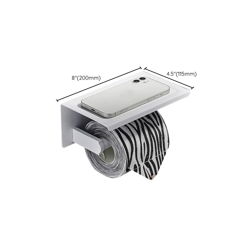 Lisslune | Modern white bathroom hardware set towel holder bath shelf bathroom hardware set