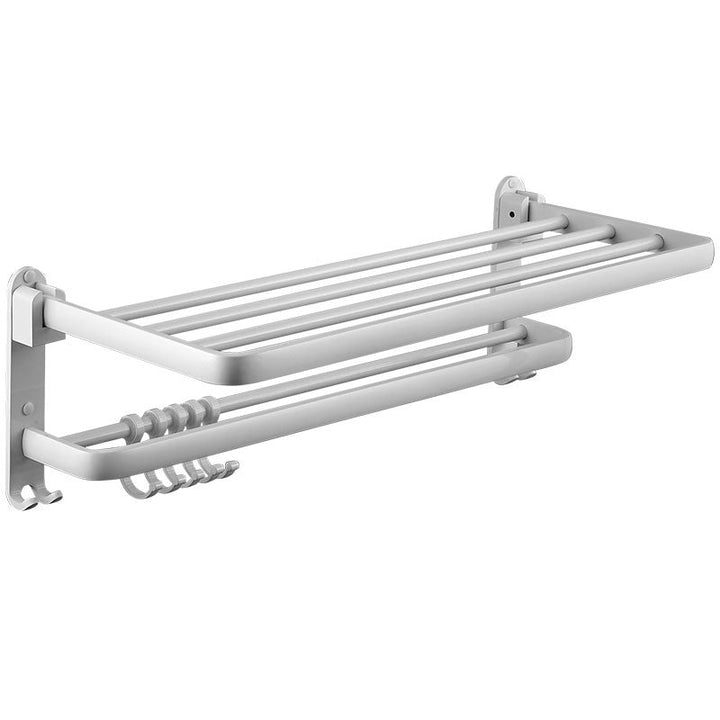 Lisslune | Aluminum Bathroom Accessories Set Modern White Bathroom Accessories Set
