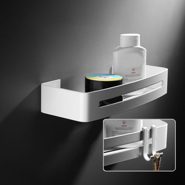 Lisslune | Aluminum Bathroom Accessories Set Modern White Bathroom Accessories Set
