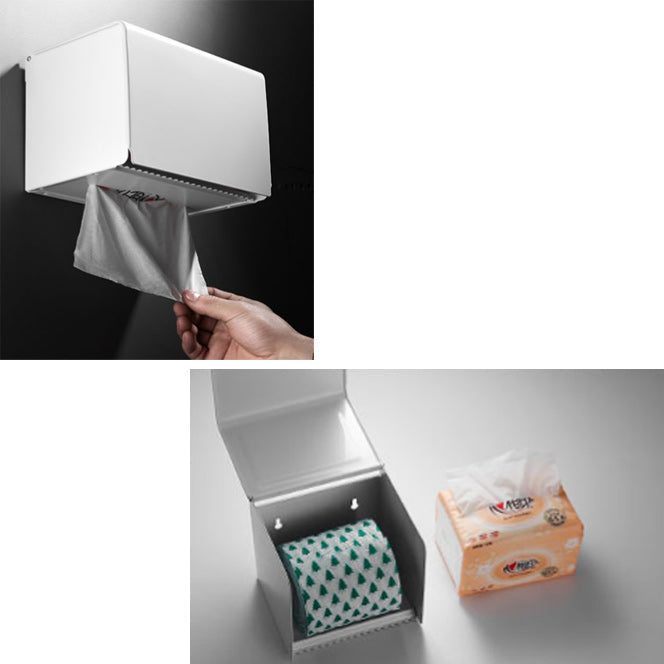 Lisslune | Aluminum Bathroom Accessories Set Modern White Bathroom Accessories Set