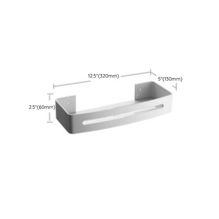 Lisslune | Aluminum Bathroom Accessories Set Modern White Bathroom Accessories Set