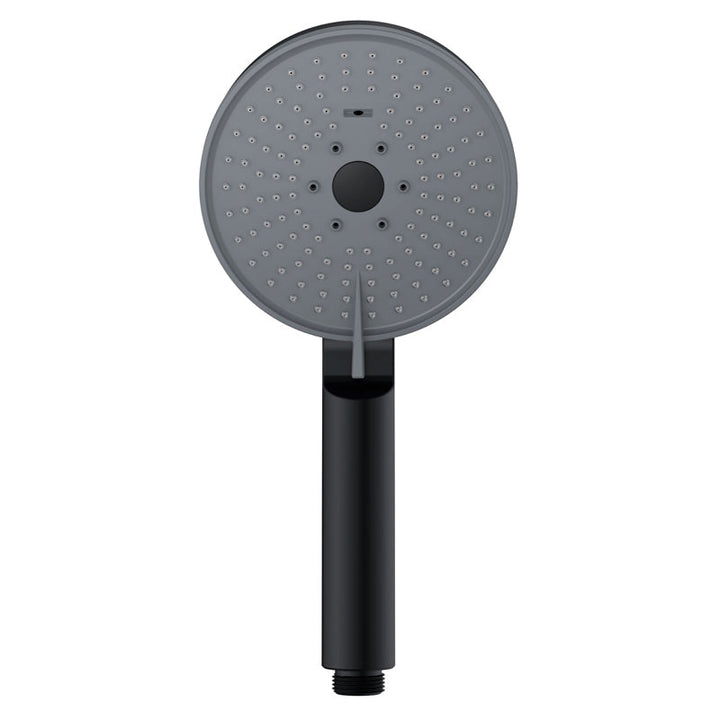 Lisslune | Matt Black Hand Shower Modern 3-Stream Round Wall Mounted Hand Shower