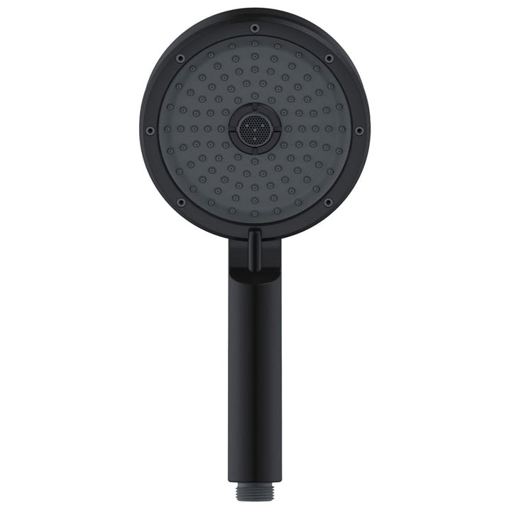 Lisslune | Matt Black Hand Shower Modern 3-Stream Round Wall Mounted Hand Shower