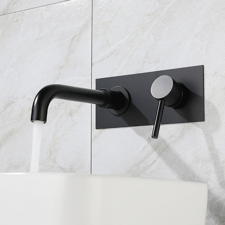 Lisslune | Glam Style Faucet Single Lever Wall Mounted Faucet for Bathroom