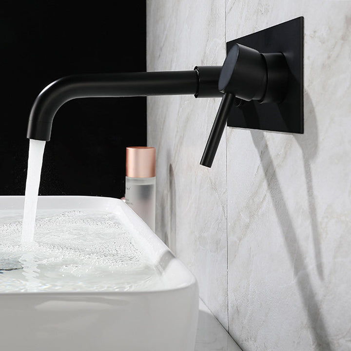 Lisslune | Glam Style Faucet Single Lever Wall Mounted Faucet for Bathroom
