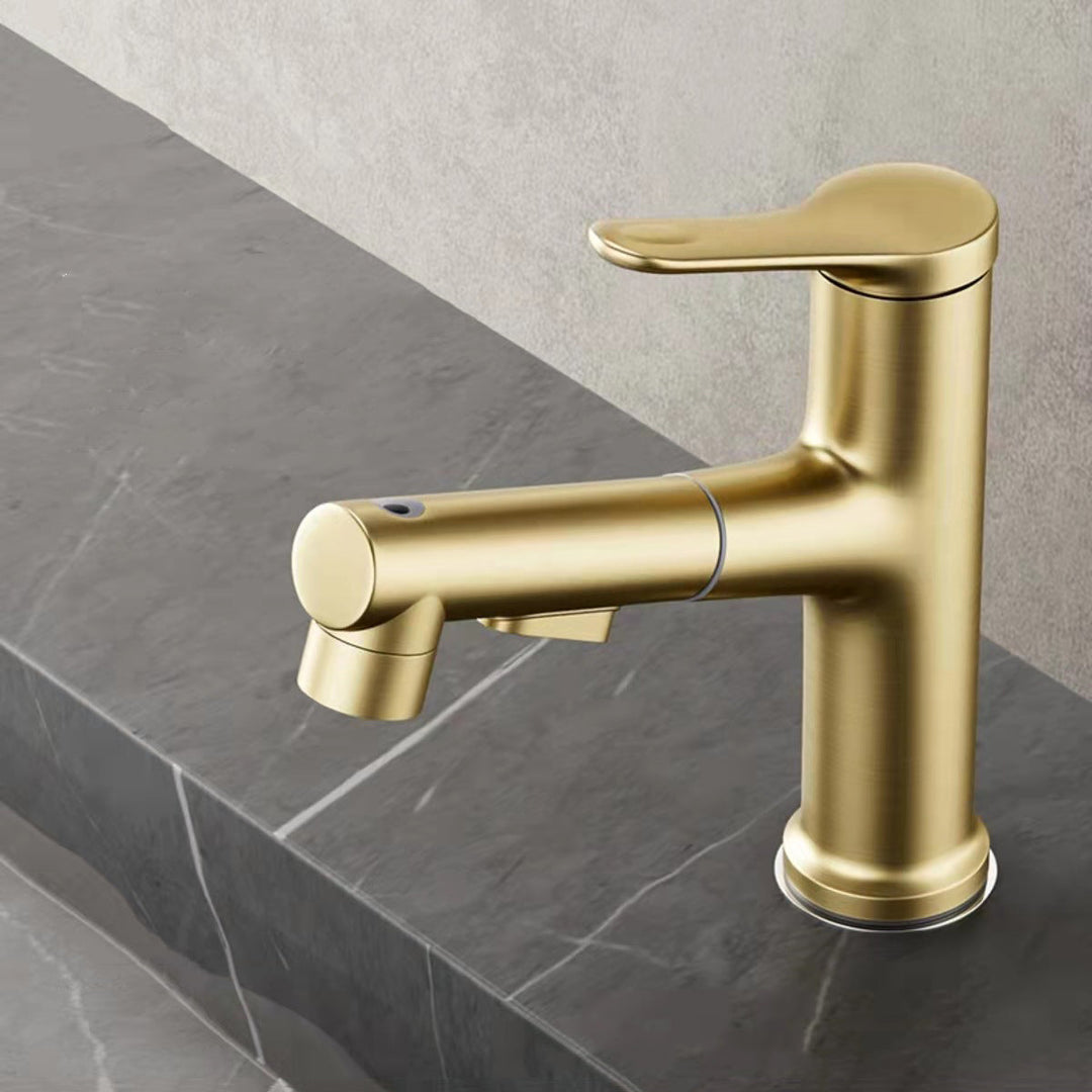 Lisslune | Modern Sink Faucet Solid Copper Sink Faucet for Bathroom