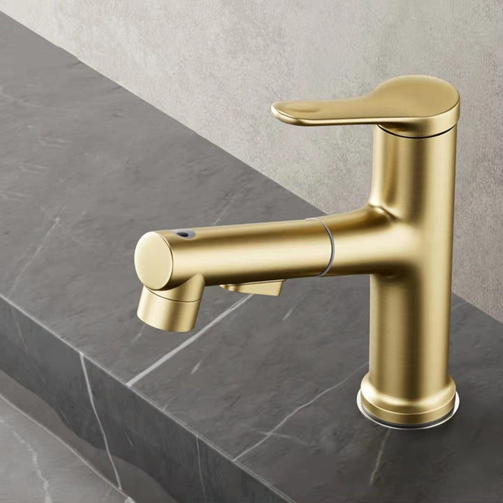 Lisslune | Modern Sink Faucet Solid Copper Sink Faucet for Bathroom