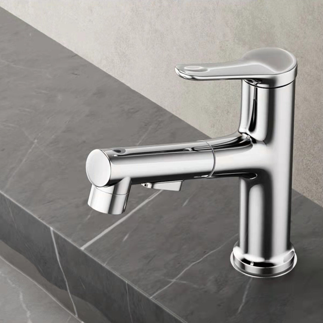Lisslune | Modern Sink Faucet Solid Copper Sink Faucet for Bathroom
