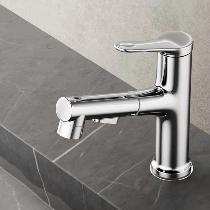 Lisslune | Modern Sink Faucet Solid Copper Sink Faucet for Bathroom