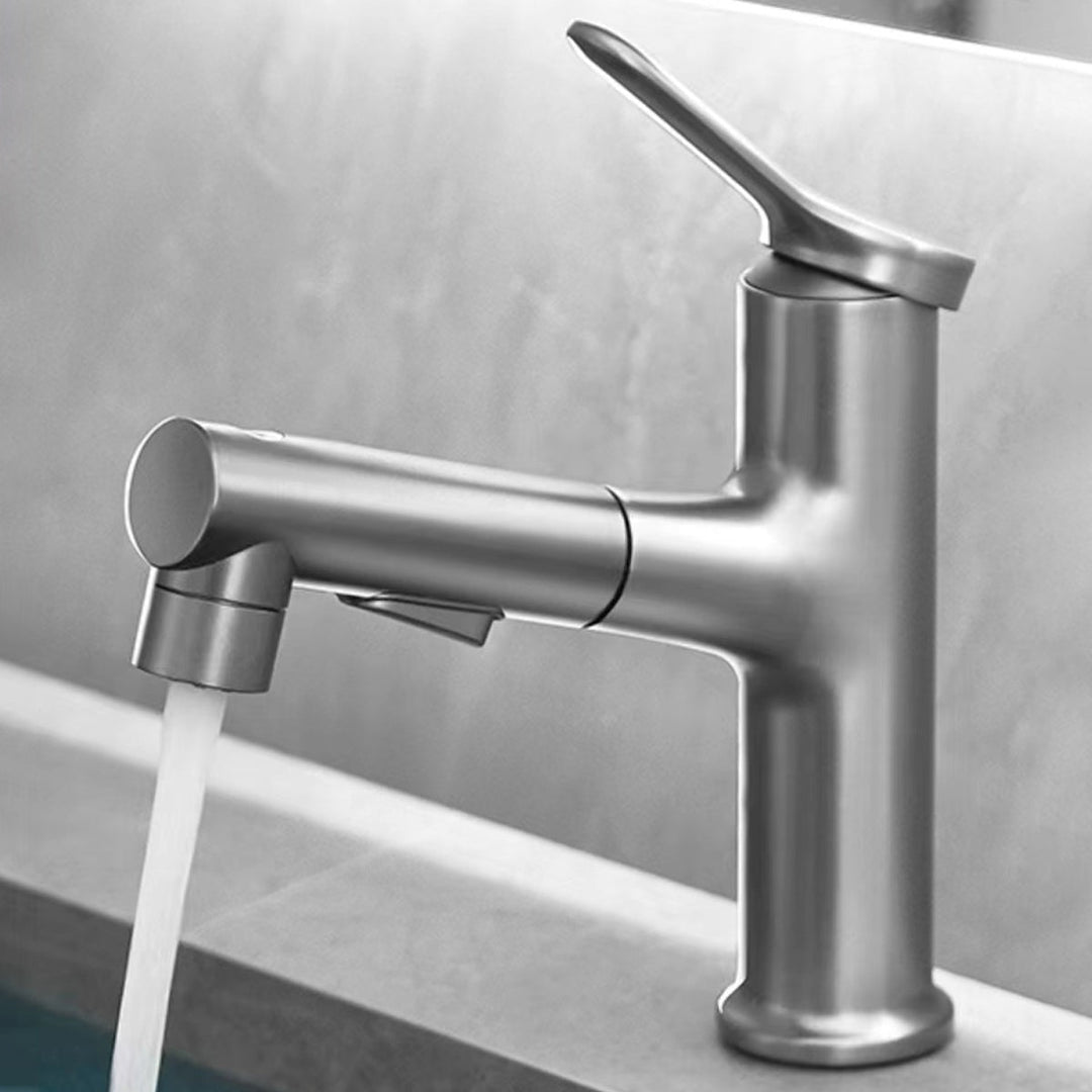 Lisslune | Modern Sink Faucet Solid Copper Sink Faucet for Bathroom