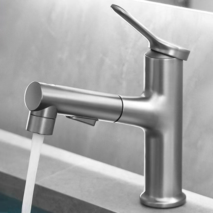 Lisslune | Modern Sink Faucet Solid Copper Sink Faucet for Bathroom