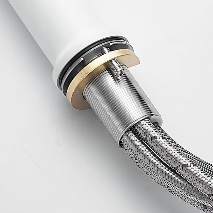Lisslune | Modern Sink Faucet Solid Copper Sink Faucet for Bathroom