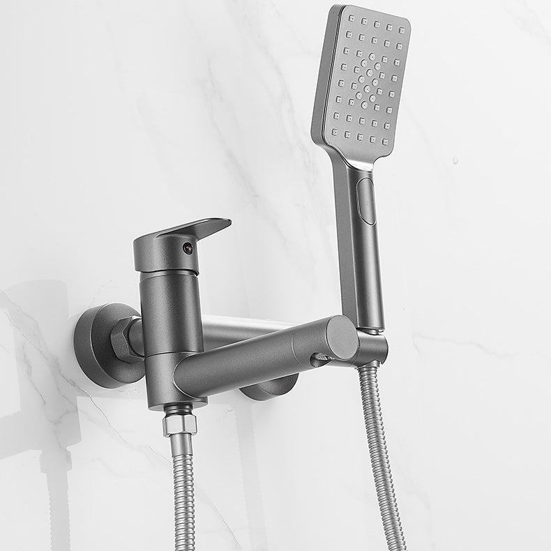 Lisslune | Contemporary Wall Mounted Bathtub Filler Single Handle Metal Faucet
