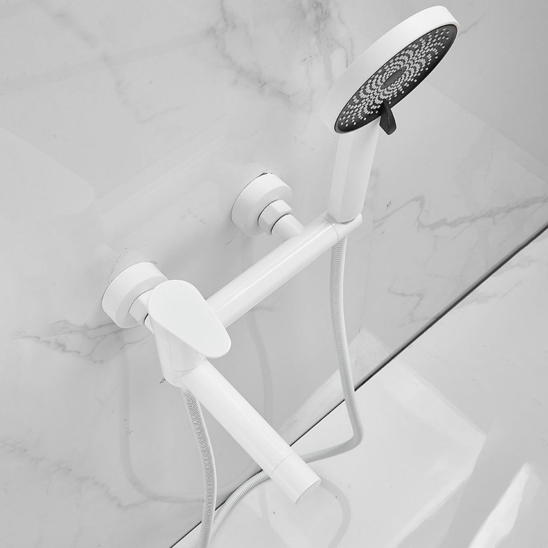 Lisslune | Contemporary Wall Mounted Bathtub Filler Single Handle Metal Faucet