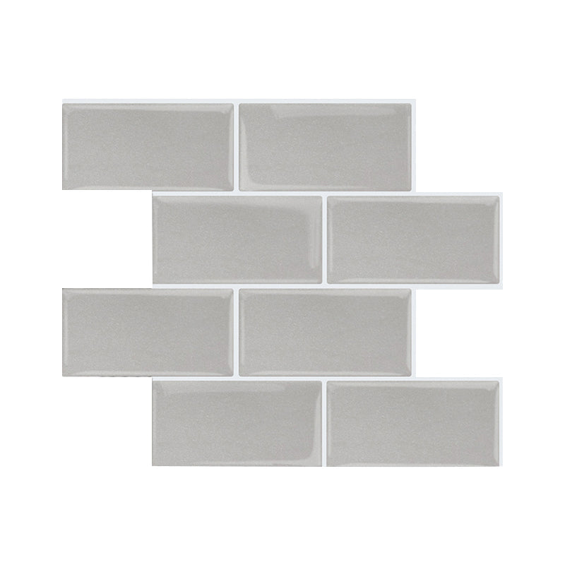 Lisslune | Modern Peel and Stick Wall Tile PVC Peel and Stick Splashback Tile