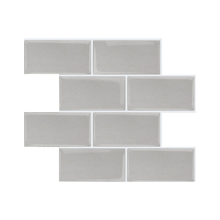 Lisslune | Modern Peel and Stick Wall Tile PVC Peel and Stick Splashback Tile