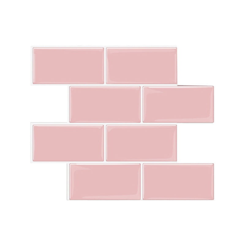 Lisslune | Modern Peel and Stick Wall Tile PVC Peel and Stick Splashback Tile