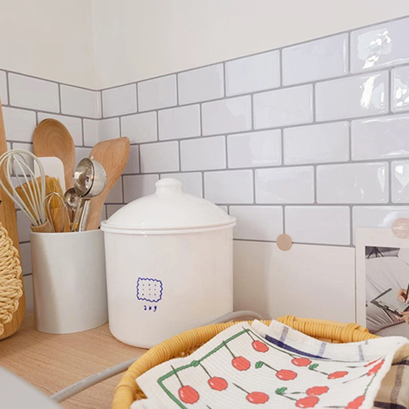 Lisslune | Modern Peel and Stick Wall Tile PVC Peel and Stick Splashback Tile