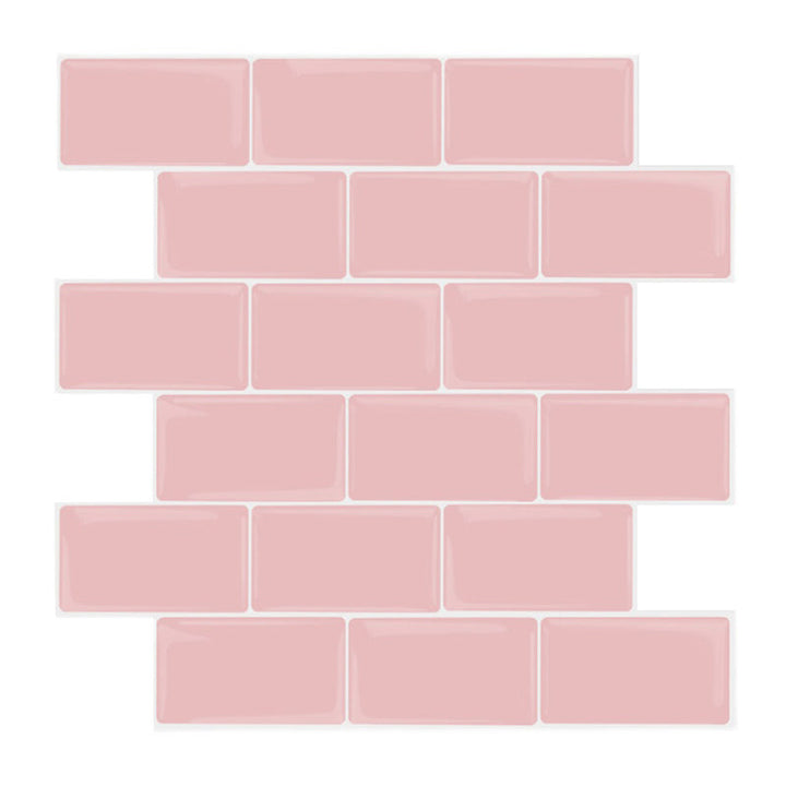 Lisslune | Modern Peel and Stick Wall Tile PVC Peel and Stick Splashback Tile