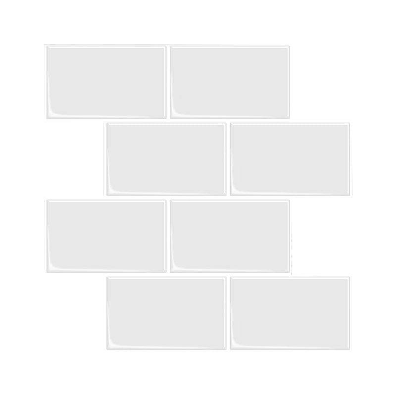 Lisslune | Modern Peel and Stick Wall Tile PVC Peel and Stick Splashback Tile