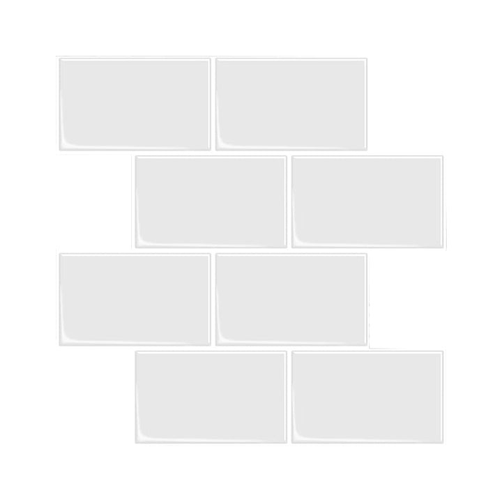 Lisslune | Modern Peel and Stick Wall Tile PVC Peel and Stick Splashback Tile