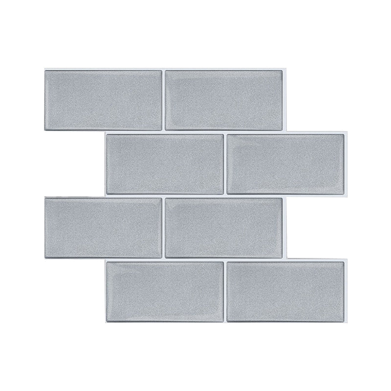 Lisslune | Modern Peel and Stick Wall Tile PVC Peel and Stick Splashback Tile