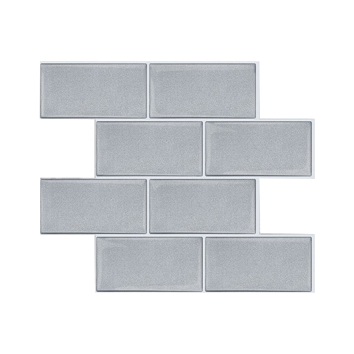 Lisslune | Modern Peel and Stick Wall Tile PVC Peel and Stick Splashback Tile