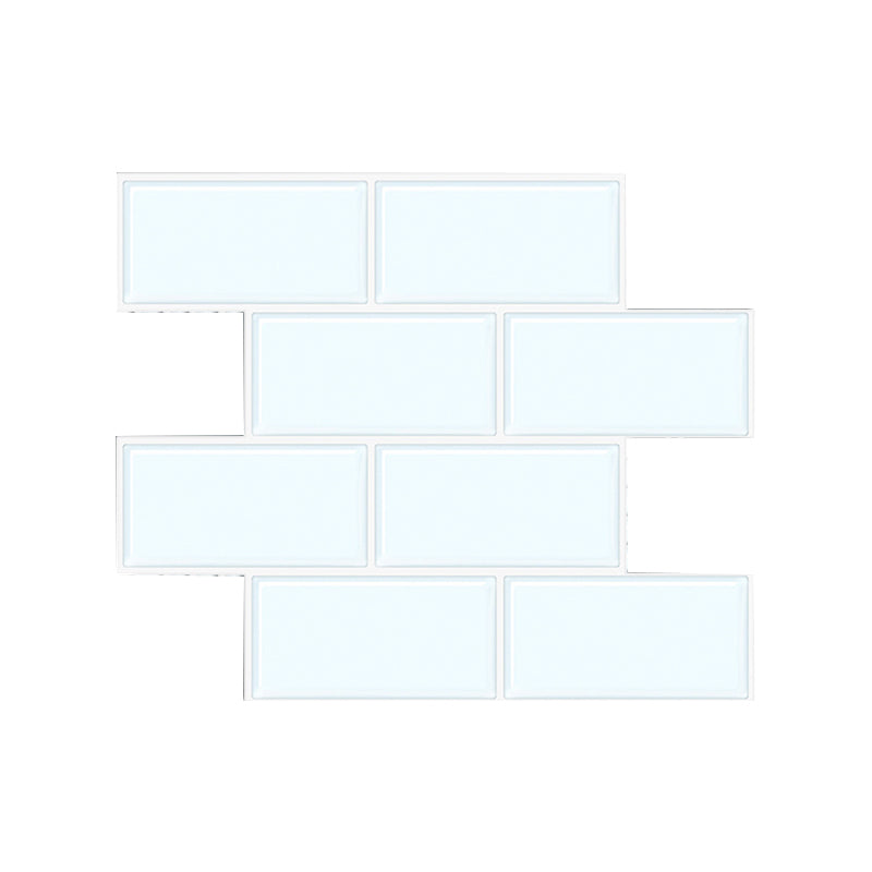Lisslune | Modern Peel and Stick Wall Tile PVC Peel and Stick Splashback Tile