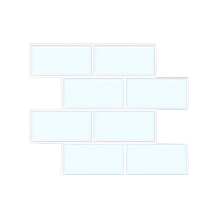 Lisslune | Modern Peel and Stick Wall Tile PVC Peel and Stick Splashback Tile