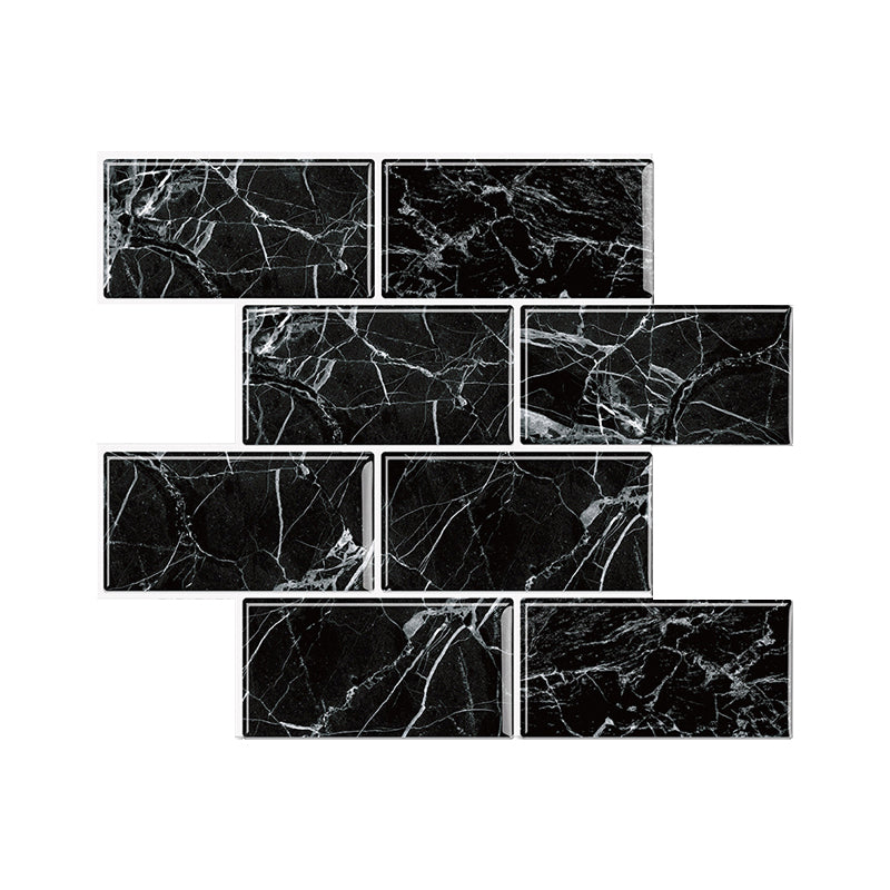Lisslune | Modern Peel and Stick Wall Tile PVC Peel and Stick Splashback Tile