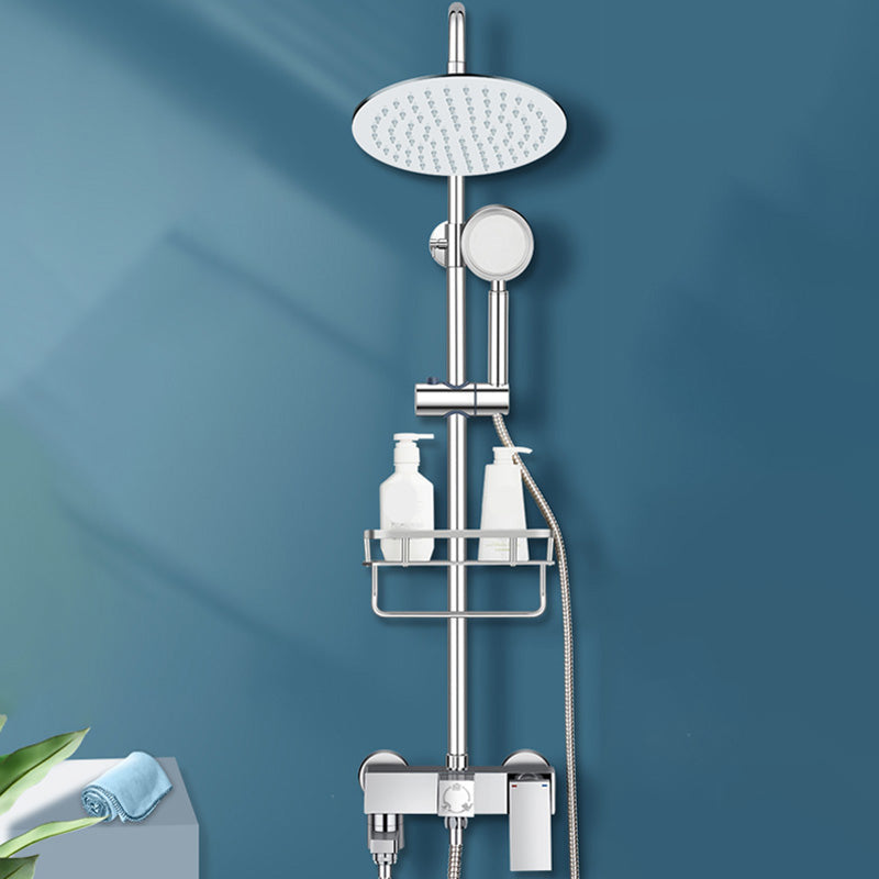 Lisslune | Modern Shower System Handle Lever Wall Mounted Spot Resist Copper Shower System