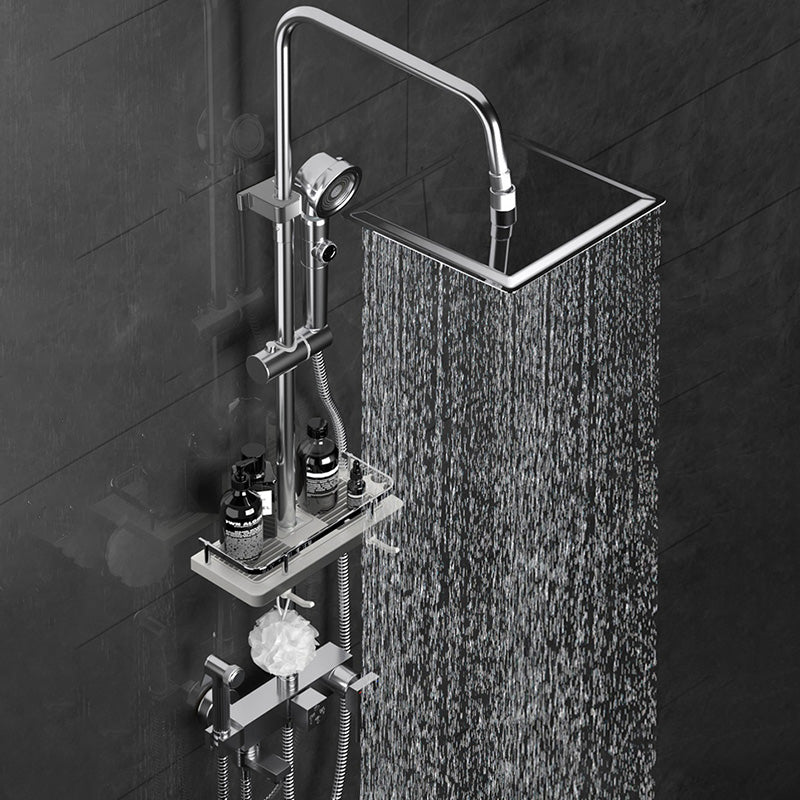 Lisslune | Wall-mounted shower system handle lever spot resist copper shower system