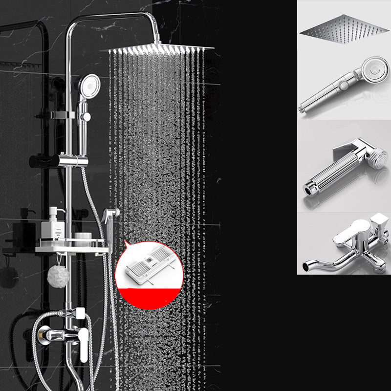 Lisslune | Wall-mounted shower system handle lever spot resist copper shower system